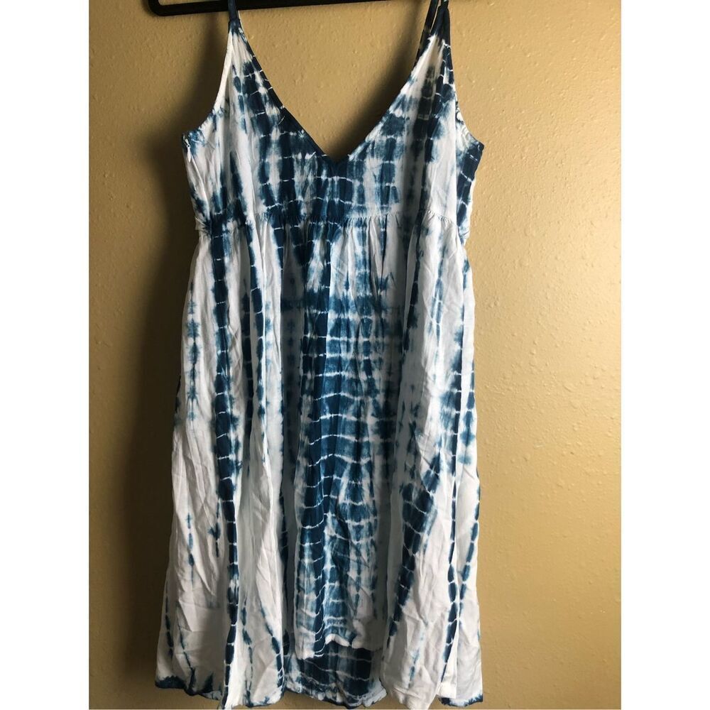 NWT Attic Salt Medium Tie Dye Spaghetti Strap Dress Boho - Picture 6 of 12